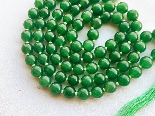 Green Aventurine Smooth Ball Shape Beads, Green Aventurine Beads, Green Aventurine Balls, 8mm, 16 Inch String Beadsforyourjewelry