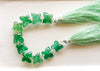 Green Strawberry Quartz Smooth Butterfly Shape Double Drill Beads, Rare Gemstone Design for Jewelry Making, 10x12mm, 10 Pieces String Beadsforyourjewelry