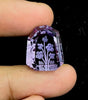 Handcarved Amethyst Fantasy cut reverse carving BFYJ59-1 Beadsforyourjewelry