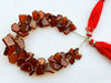 Hessonite gemstone slice cut beads Beadsforyourjewelry
