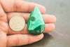 Highly Polished Malachite Pear Cabochon | 27x45mm | Excellent Quality For Jewelry Making / Wire Wrapping | Natural Malachite Gemstone Beadsforyourjewelry