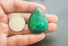 Highly Polished Malachite Pear Cabochon | 30x40mm | Excellent Quality For Jewelry Making / Wire Wrapping | Natural Malachite Gemstone BFYJ1078 Beadsforyourjewelry