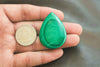 Highly Polished Malachite Pear Cabochon | 32x42mm | Excellent Quality For Jewelry Making / Wire Wrapping | Natural Malachite Gemstone Beadsforyourjewelry