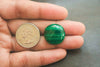 Highly Polished Malachite Round Cabochon | 20x20mm | Excellent Quality For Jewelry Making / Wire Wrapping | Natural Malachite Gemstone Beadsforyourjewelry
