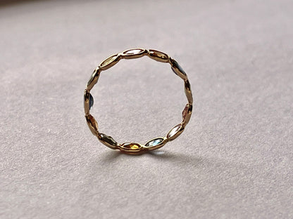 Sapphire Colourful Pastel Ring