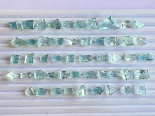 Natural Aquamarine Fancy Loose Geometrical cut