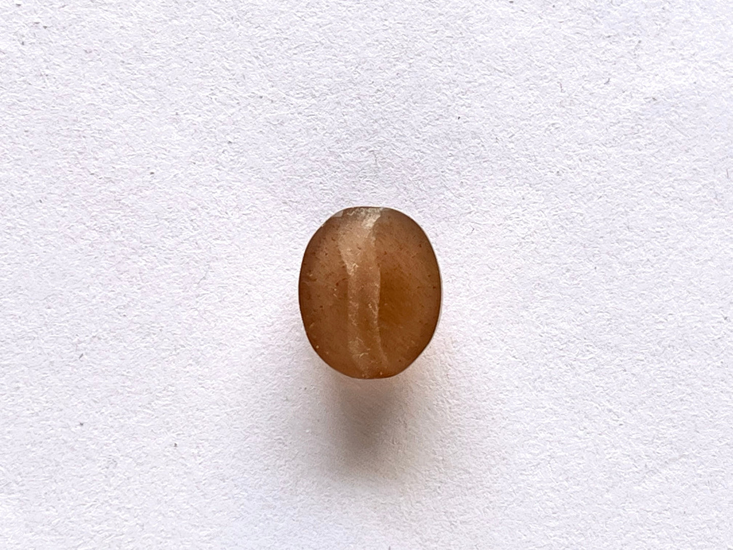 Natural Moonstone Coffee Bean beads