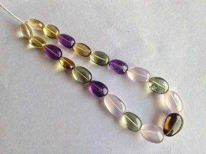 Mix Gemstones Smooth Tumble Shape Beads
