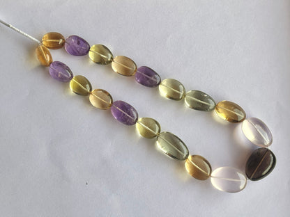 Mix Gemstones Smooth Tumble Shape Beads