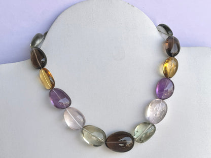 Mix Gemstones Smooth Tumble Shape Beads