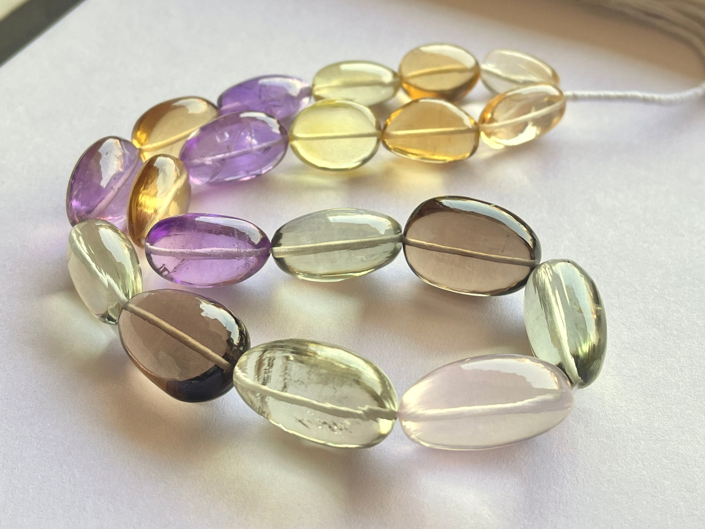 Mix Gemstones Smooth Tumble Shape Beads