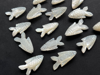 Mother of Pearl Fish Loose carving