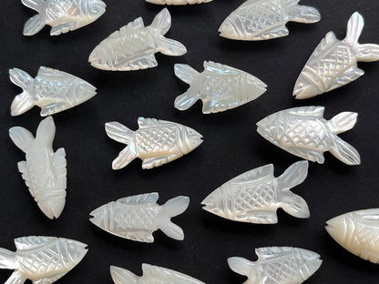 Mother of Pearl Fish Loose carving