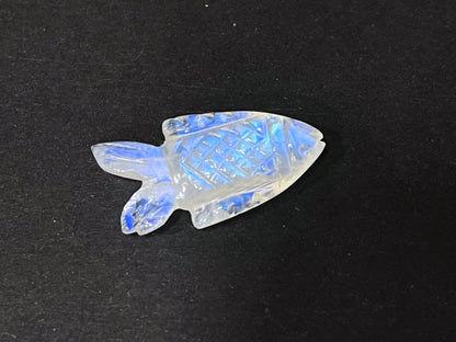 Rainbow Moonstone Fish Loose carving