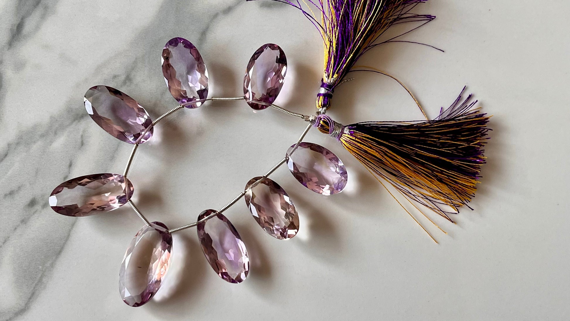 Ametrine Cut stone beads