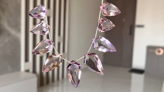 Ametrine Fancy Cut stone Beads