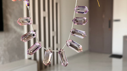 Ametrine Fancy Cut stone Beads
