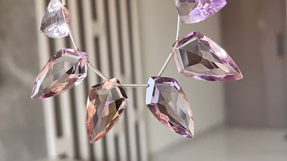Ametrine Fancy Cut stone Beads