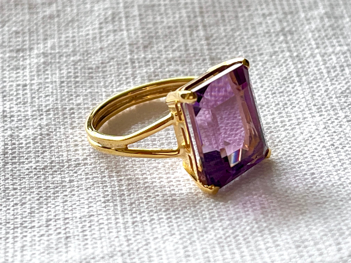 Amethyst 925 Silver Ring