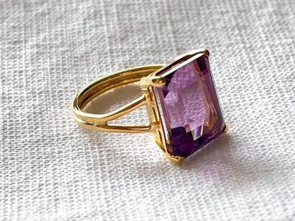 Amethyst 925 Silver Ring