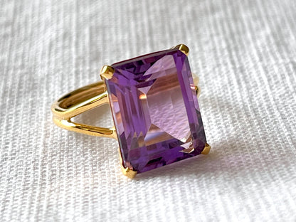 Amethyst 925 Silver Ring