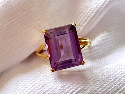 Amethyst 925 Silver Ring