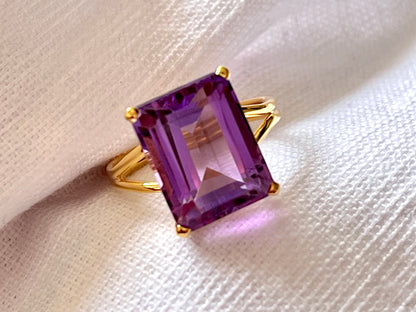 Amethyst 925 Silver Ring