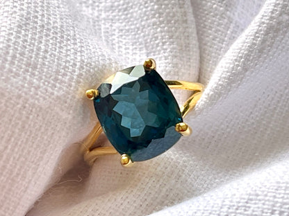 London Blue Topaz 925 Silver Ring