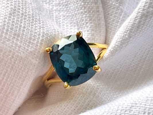 London Blue Topaz 925 Silver Ring