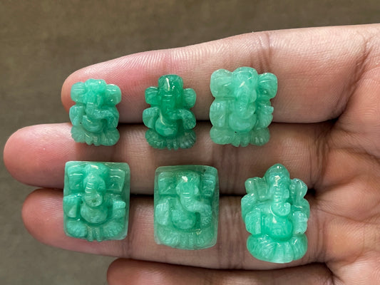 Emerald Ganesha Pendant