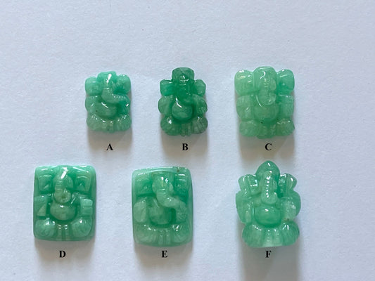 Emerald Ganesha Pendant