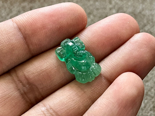Emerald Ganesha Pendant