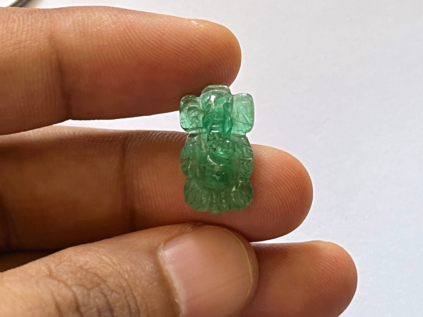 Emerald Ganesha Pendant