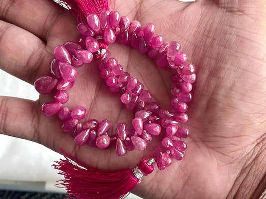 Ruby (Jhonson Mines) smooth drops