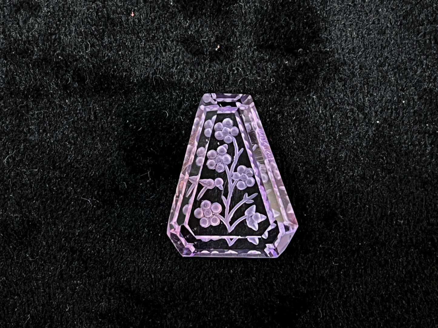 Amethyst Fabulous Handcarved Fantasy cut carving
