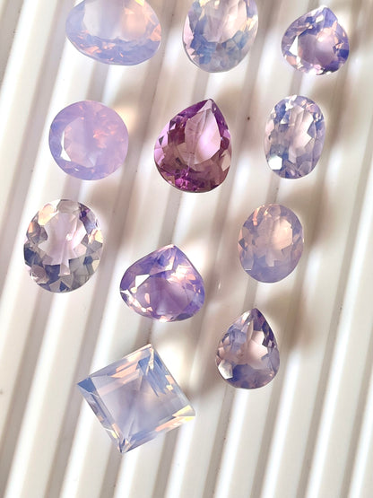 AAA Lavender Quartz loose gemstone
