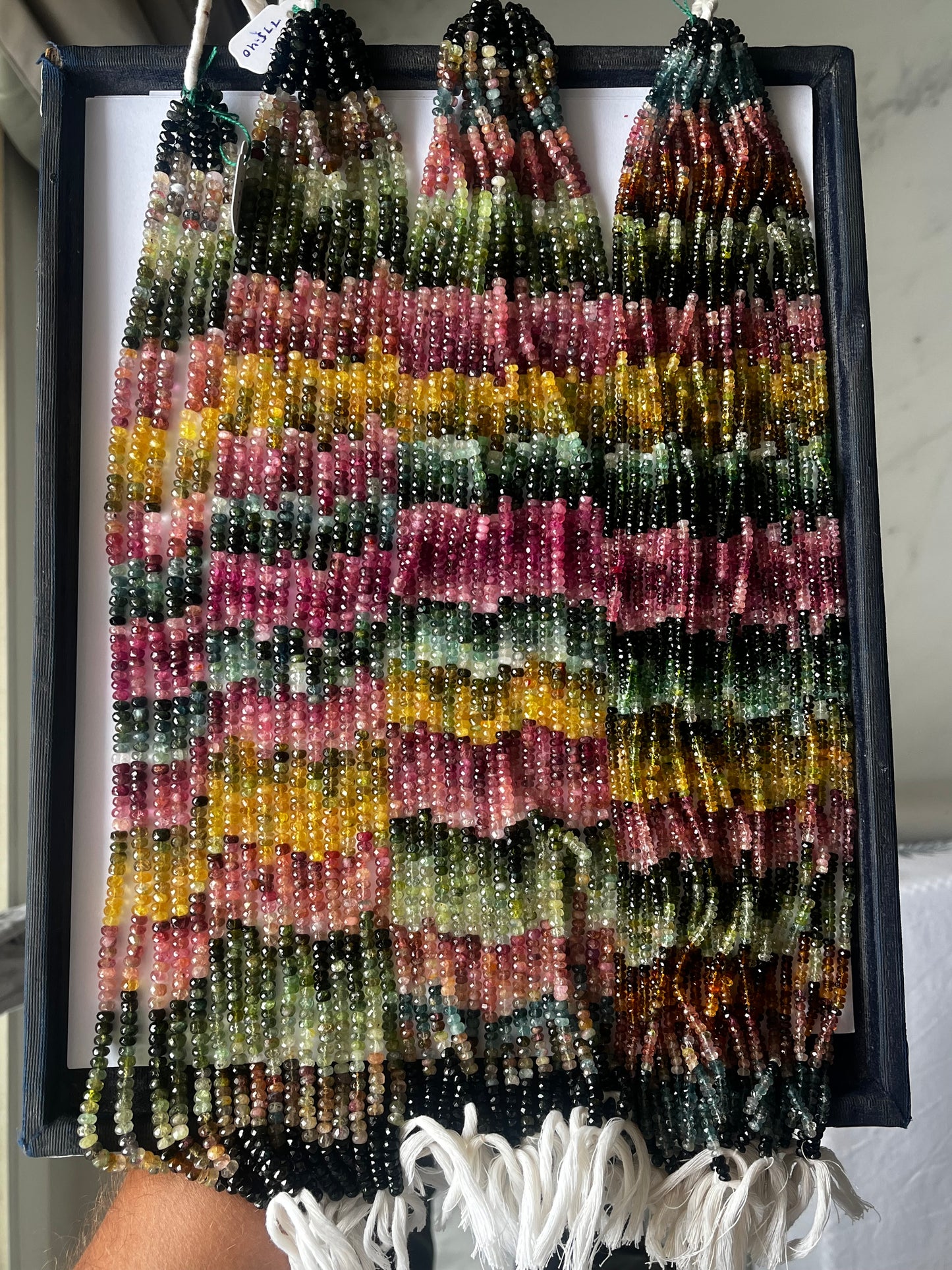 Natural Tourmaline Faceted Faceted Beads