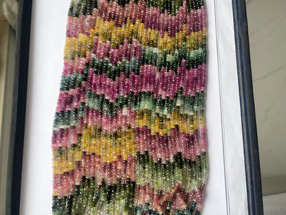 Natural Tourmaline Faceted Faceted Beads