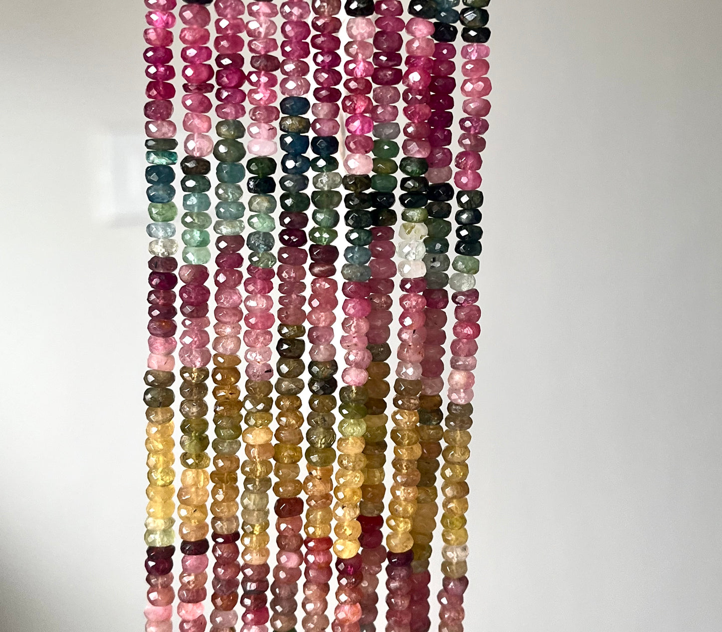 Natural Tourmaline Faceted Faceted Beads