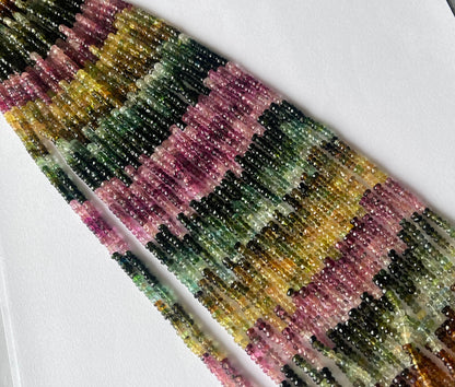 Natural Tourmaline Faceted Faceted Beads