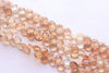 Imperial Topaz Faceted Heart Briolette Beadsforyourjewelry