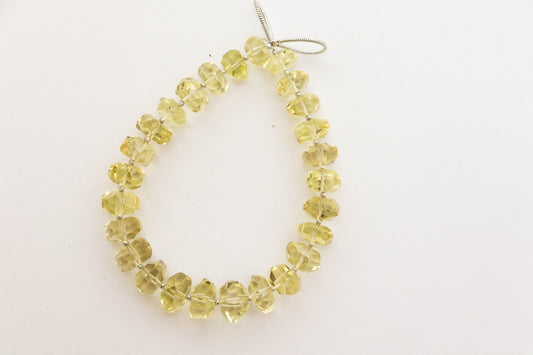 LEMON QUARTZ beads faceted uneven shape, Lemon Quartz Faceted Beads, Lemon Quartz briolette, Lemon Quartz gemstone Drops for Jewelry Beadsforyourjewelry