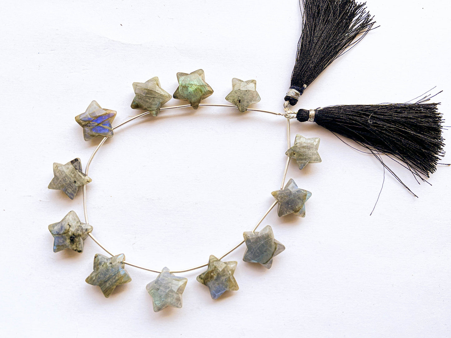 Labradorite Star Shape Faceted Briolette Beads Beadsforyourjewelry