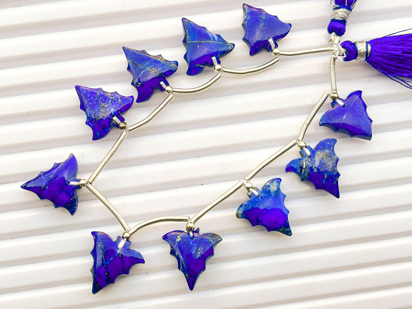 Lapis Lazuli Bat Shape Beads Beadsforyourjewelry