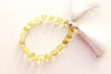 Lemon Quartz 3D Trillion Shape Beads | Natural Gemstone Beads for Jewelry Making | Beadsforyourjewellery Beadsforyourjewelry