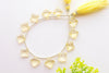 Lemon Quartz Fancy Flower Shape | 15x15mm | 12 Pieces | 7 inch String | Natural Gemstone | Beadsforyourjewellery Beadsforyourjewelry