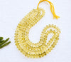 Lemon Quartz Rondelle Shape Faceted Beads Beadsforyourjewelry