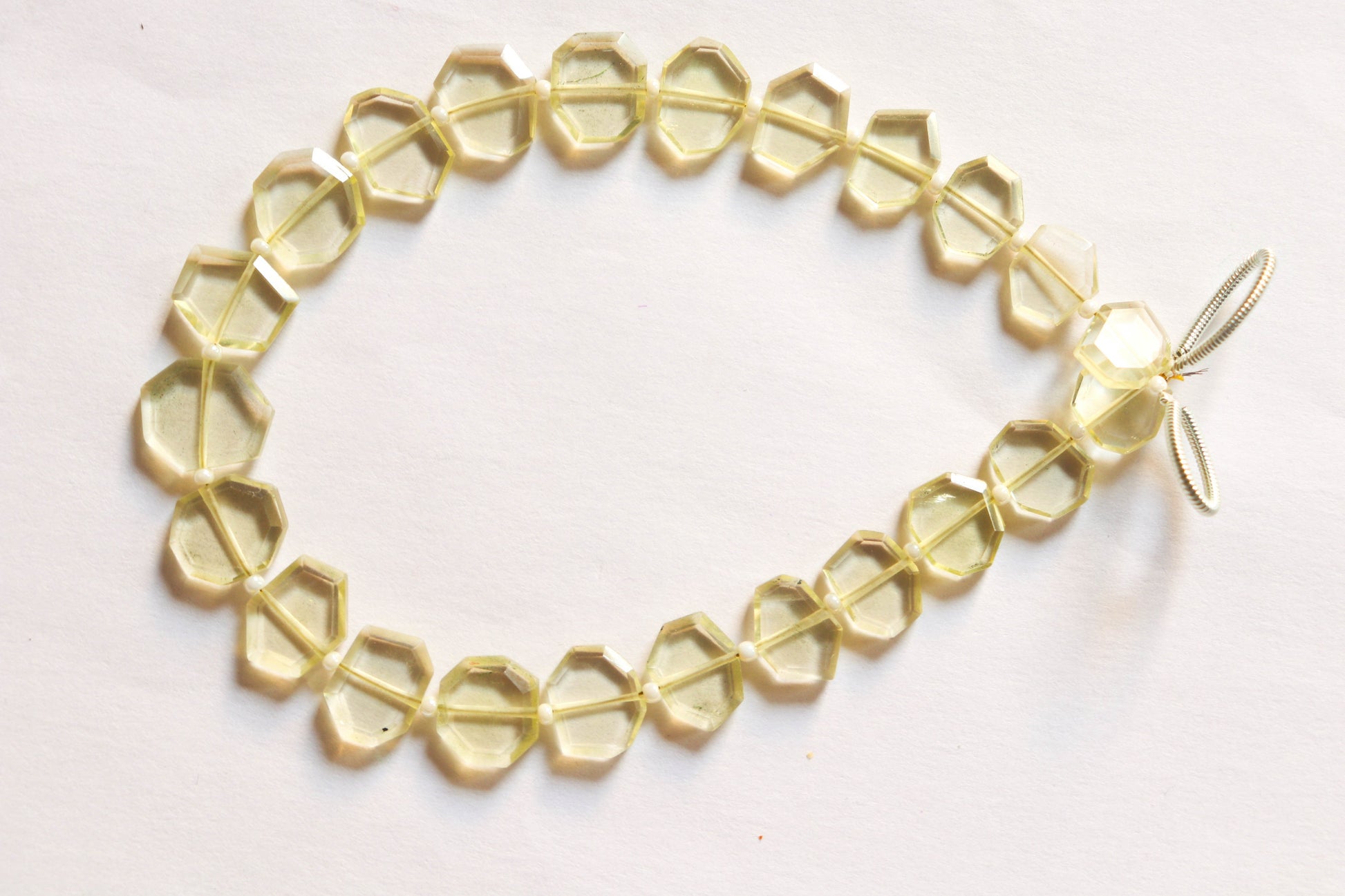 Lemon Quartz gemstone Crown cut beads Beadsforyourjewelry