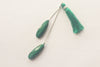 Malachite Pear Shape Matching Pair Faceted Briolette No. 2 Beadsforyourjewelry