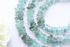 Load image into Gallery viewer, Moss Aquamarine Faceted Drops | 5x10mm to 6x12mm | 85 Pieces Full Strand | 9 Inch | Natural Moss Aquamarine | Beadsforyourjewellery Beadsforyourjewelry